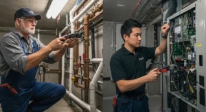 Plumber vs an HVAC